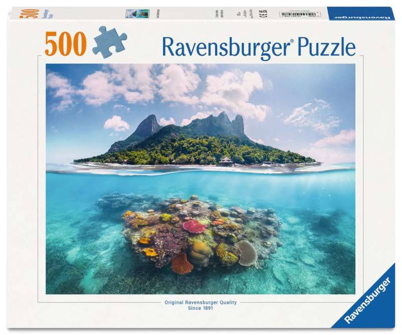 Ravensburger Puzzle 500 Teile - Insel und Korallenwelt - von Ravensburger