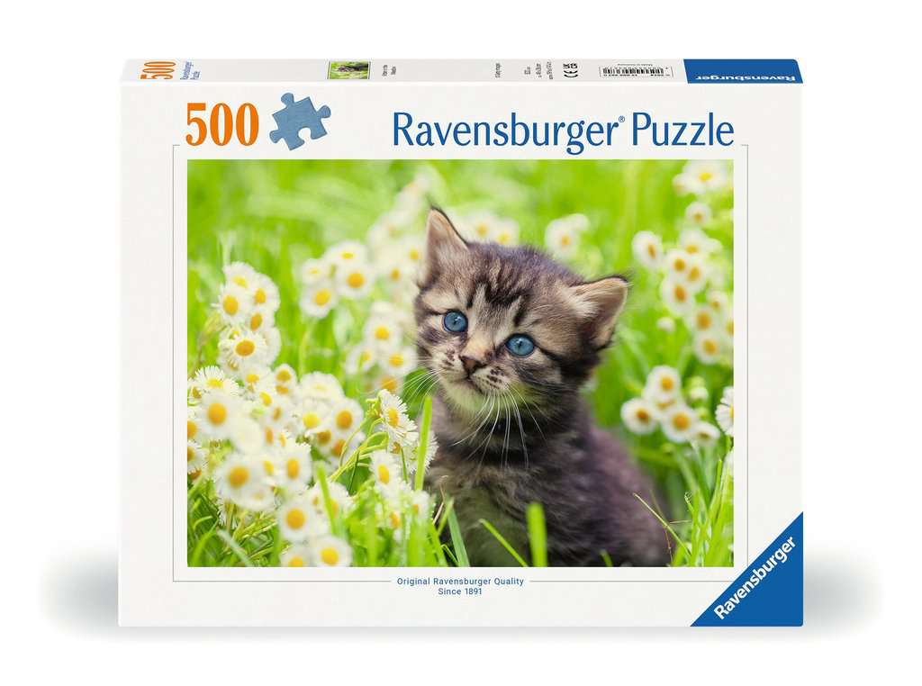 Ravensburger Puzzle 500 Teile – Kätzchen in der Wiese - Ravensburger Puzzle 500 Teile – Kätzchen in der Wiese - von Ravensburger