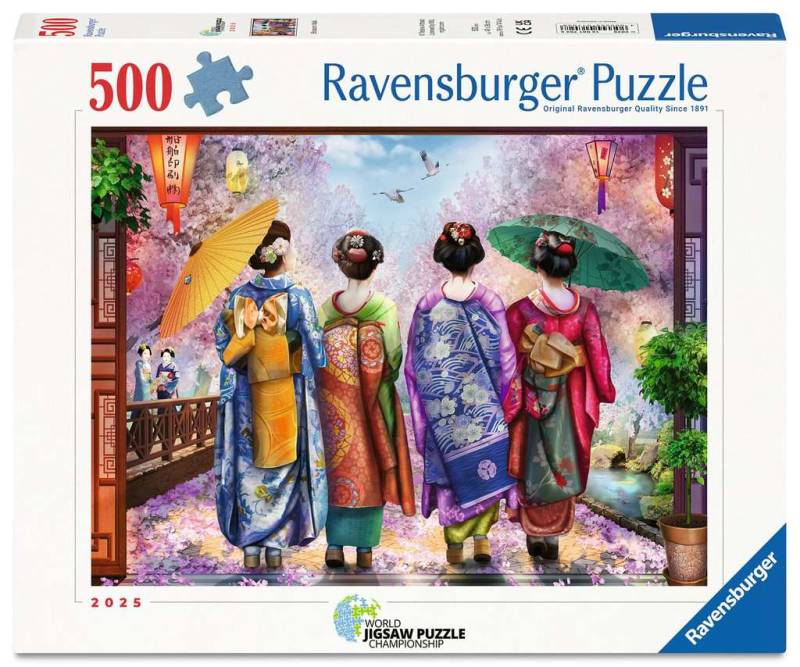 Ravensburger Puzzle 500 Teile - Kirschblütenspaziergang - von Ravensburger