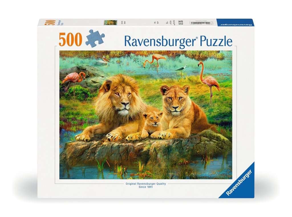Ravensburger Puzzle 500 Teile - Löwen in der Savanne - von Ravensburger