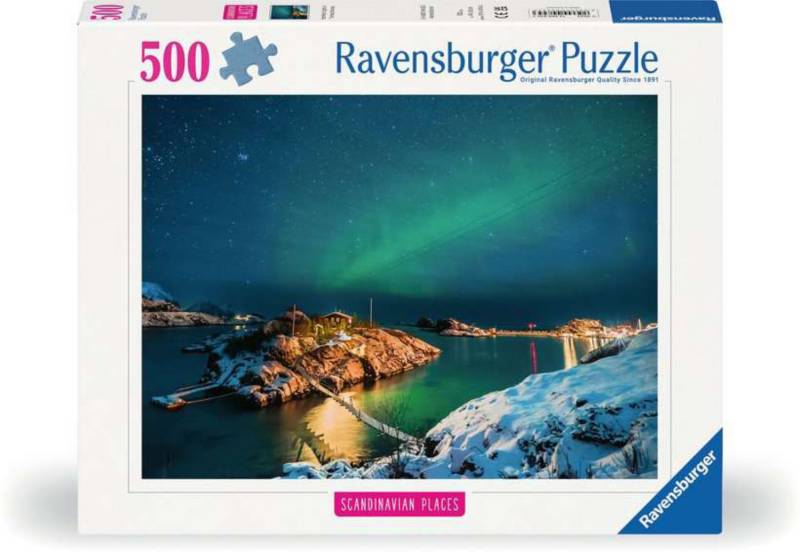 Ravensburger Puzzle 500 Teile – Nordlichter in Tromso, Norwegen - von Ravensburger