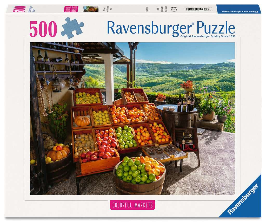 Ravensburger Puzzle 500 Teile - Obst- und Gemüsemarkt (Kroatien) - von Ravensburger