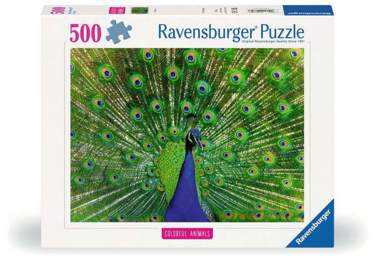 Ravensburger Puzzle 500 Teile – Peacock - von Ravensburger