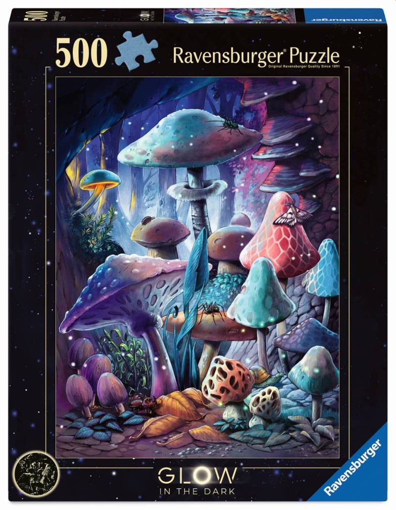 Ravensburger Puzzle 500 Teile - Pilze im Mondschein - von Ravensburger