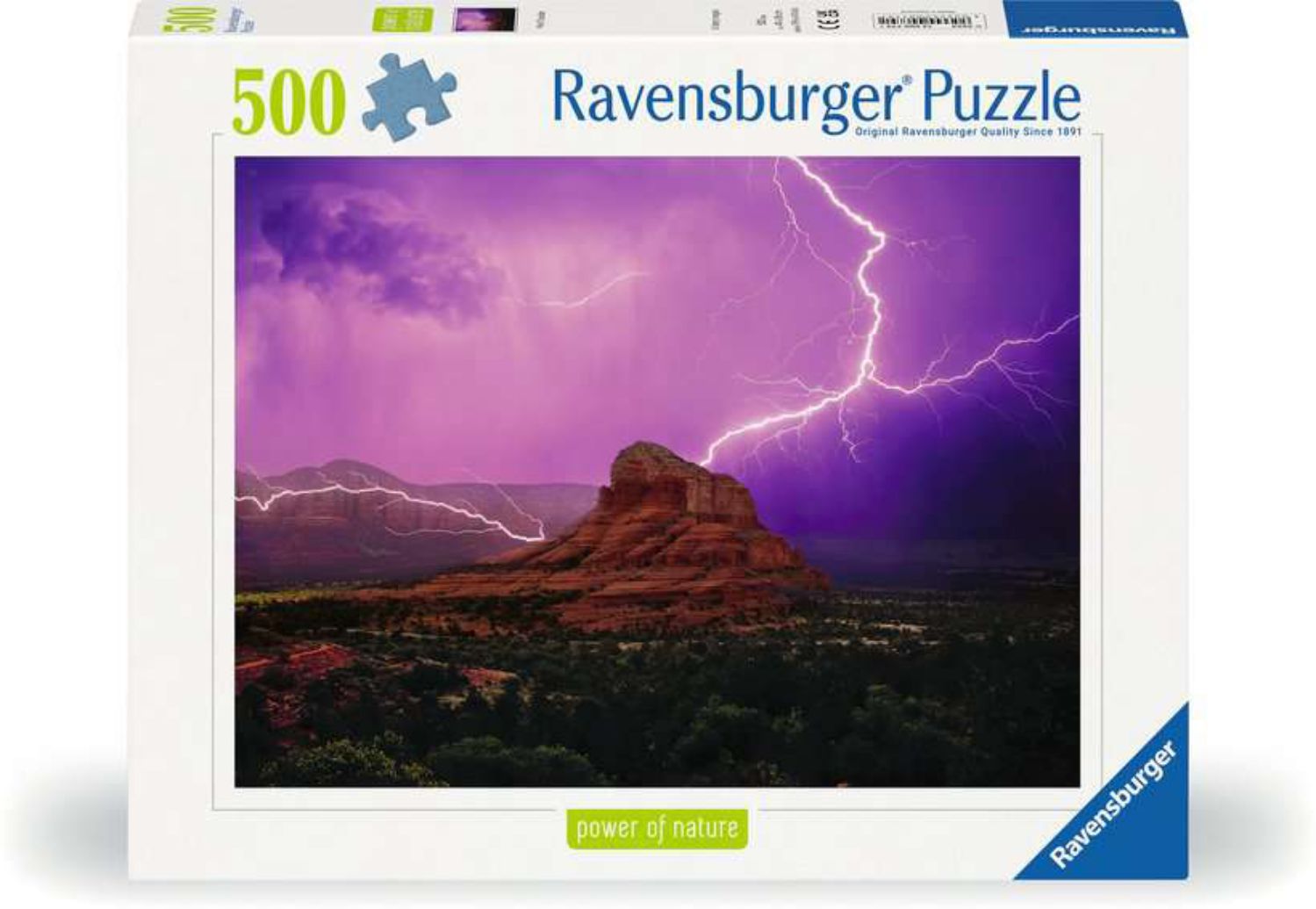 Ravensburger Puzzle 500 Teile – Pinke Gewitterstimmung - von Ravensburger