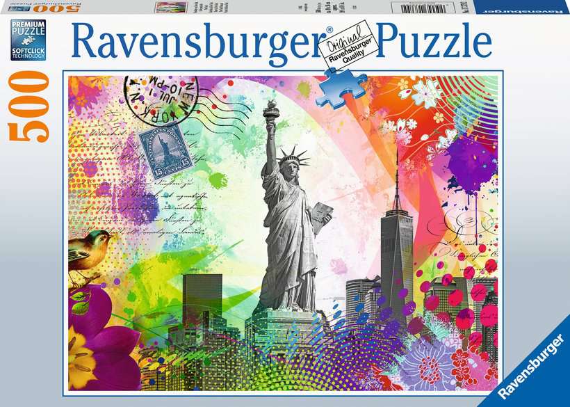 Ravensburger Puzzle 500 Teile - Postkarte aus New York - von Ravensburger