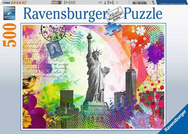 Ravensburger Puzzle 500 Teile - Postkarte aus New York - von Ravensburger