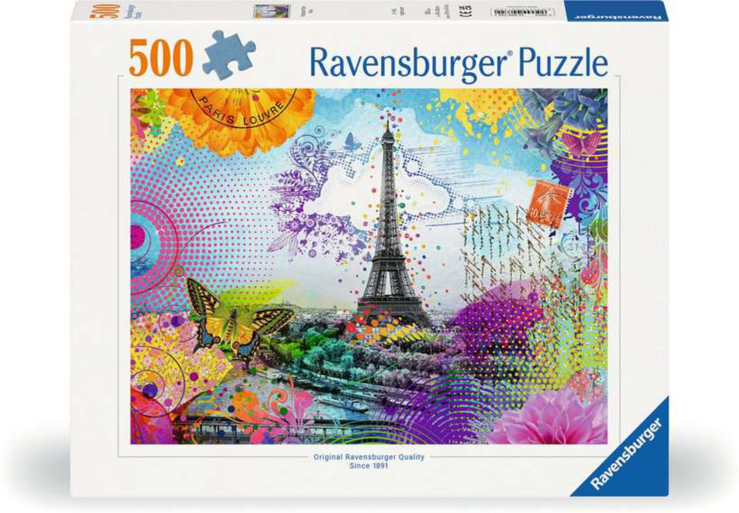 Ravensburger Puzzle 500 Teile – Postkarte aus Paris - von Ravensburger