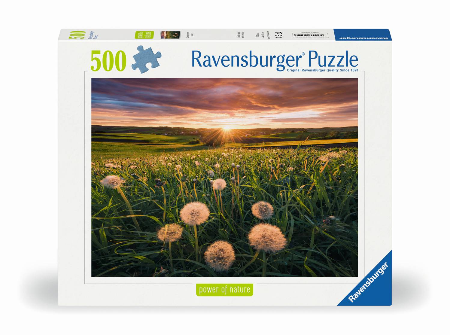 Ravensburger Puzzle 500 Teile - Pusteblumen im Sonnenuntergang - von Ravensburger