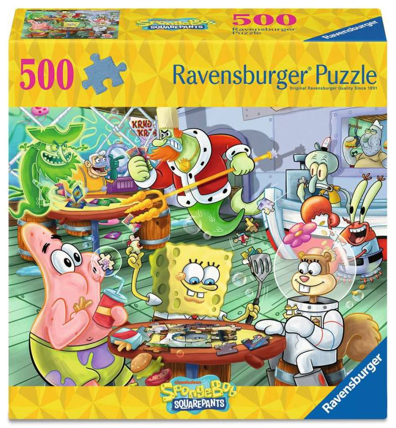 Ravensburger Puzzle 500 Teile - SpongeBob Schwammkopf: Spieleabend in der Krosse... - Ravensburger Puzzle 500 Teile - SpongeBob Schwammkopf: Spieleabend in der Krosse... - von Ravensburger