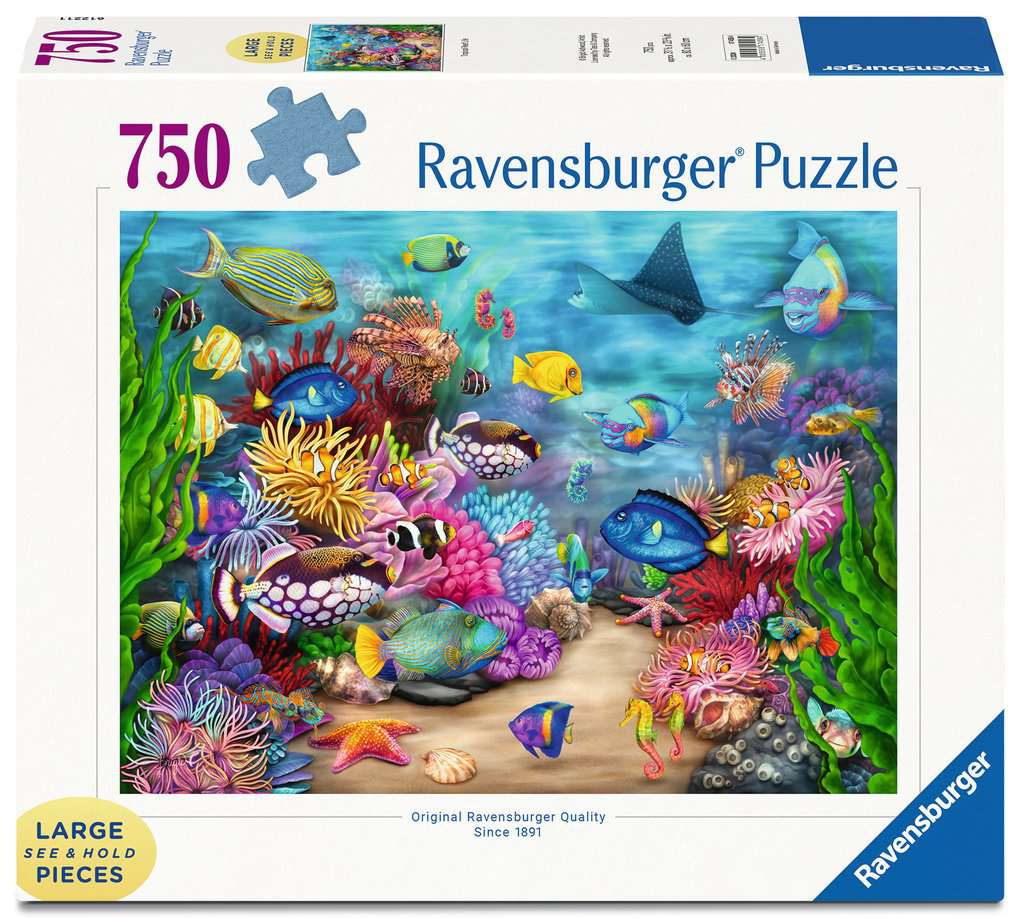 Ravensburger Puzzle 750 Teile XL - Tropisches Riffleben - Ravensburger Puzzle 750 Teile XL - Tropisches Riffleben - von Ravensburger