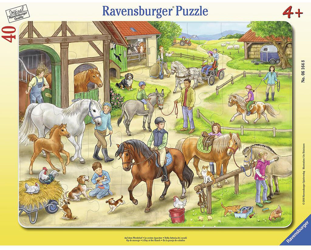 Ravensburger Puzzle A Day At The Ranch 40 Teile von Ravensburger