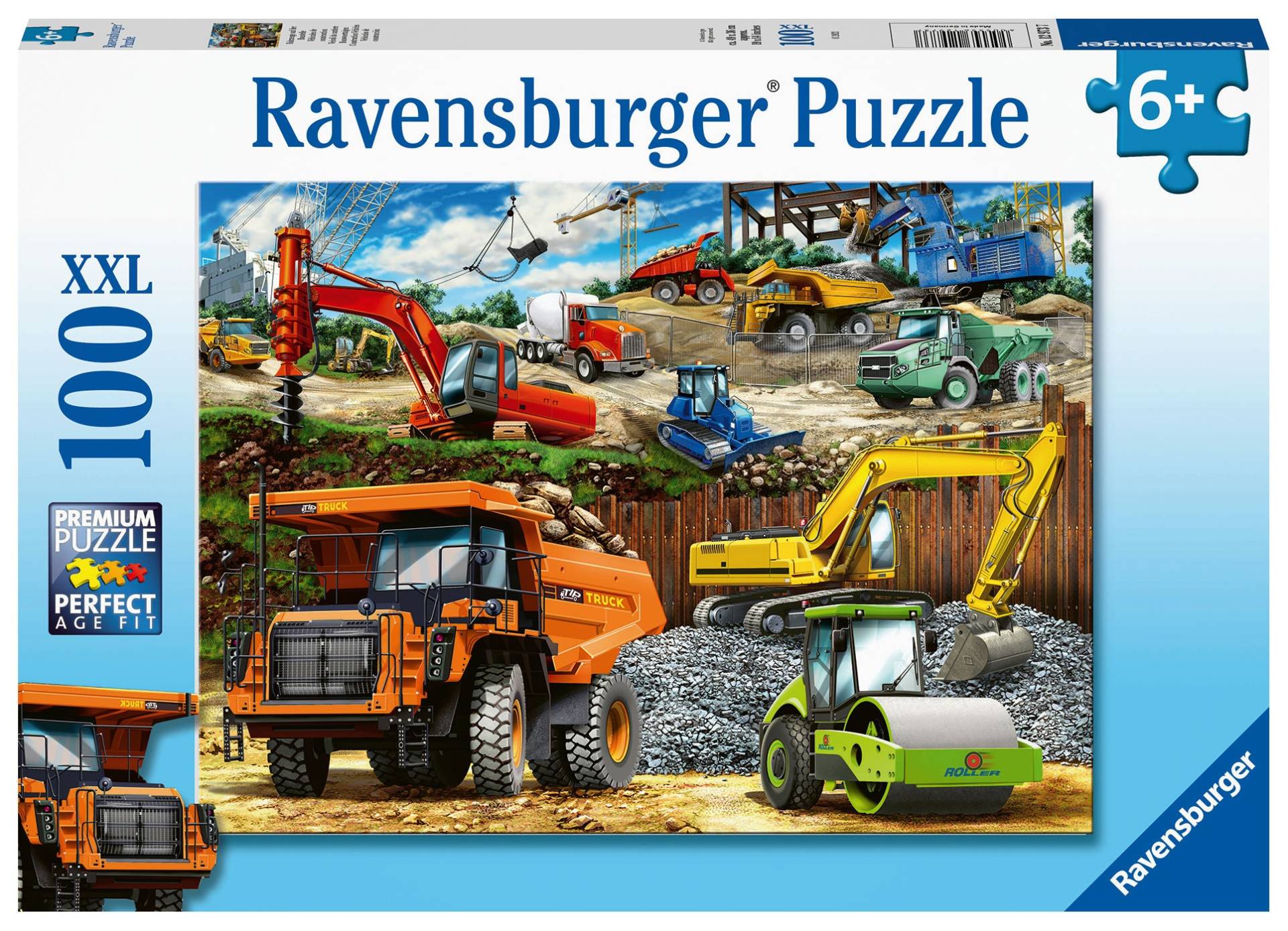 Ravensburger Puzzle Baumaschinen, 100 Teile von Ravensburger