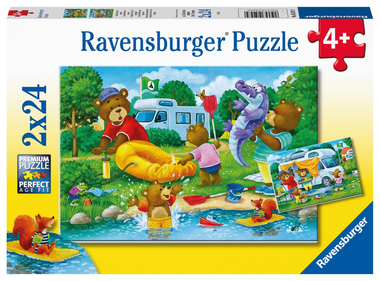 Ravensburger Puzzle Camping 2x24 Teile Ravensburger Puzzle Camping 2x24 Teile von Ravensburger