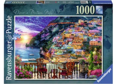 Ravensburger Puzzle - Dinner in Positano, Italien, 1000 Teile von Ravensburger