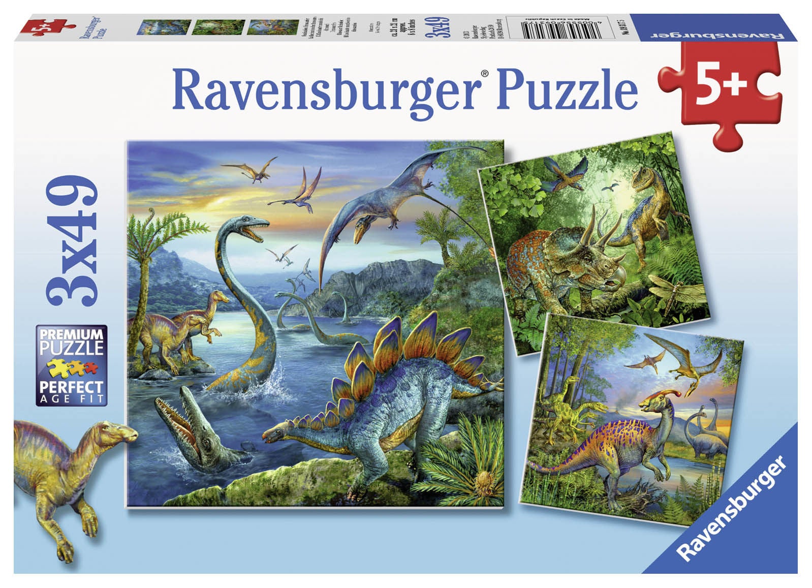 Ravensburger Puzzle Dinosaurier 3x49 Teile Ravensburger Puzzle Dinosaurier 3x49 Teile von Ravensburger