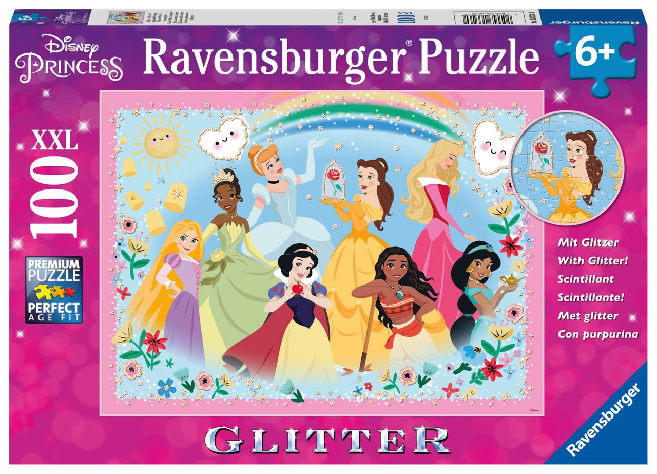 Ravensburger Puzzle Disney Prinzessinnen Stark, Schön und Mutig 100 Teile von Ravensburger