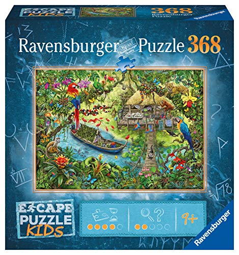 RAVENSBURGER 135998 Puzzle Escape Room Dschungel, 368 Teile für Kinder ab 9 Jahren von RAVENSBURGER