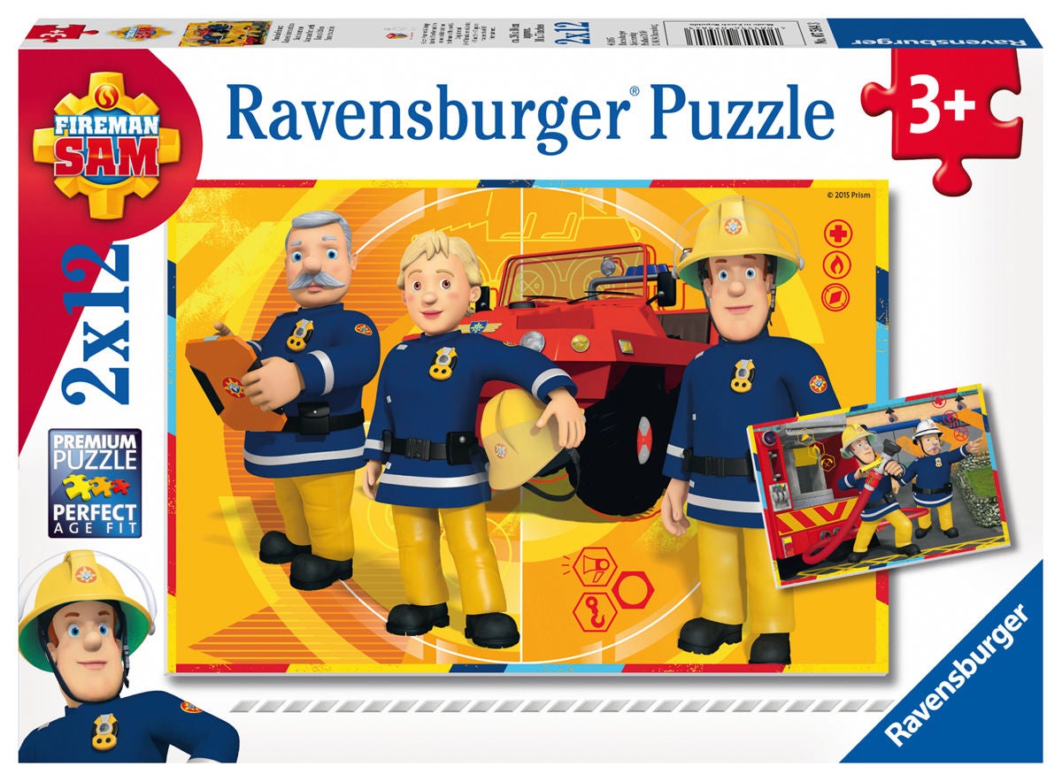 Ravensburger Puzzle Feuerwehrmann Sam 2x12 Teile Ravensburger Puzzle Feuerwehrmann Sam 2x12 Teile von Ravensburger