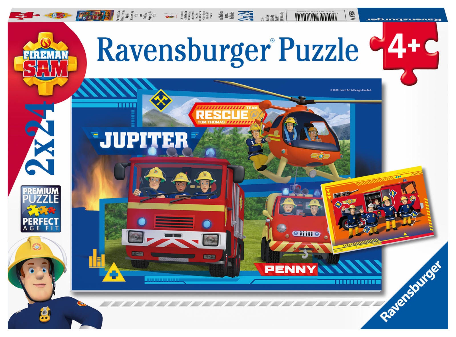 Ravensburger Puzzle Feuerwehrmann Sam 2x24 Teile Ravensburger Puzzle Feuerwehrmann Sam 2x24 Teile von Ravensburger