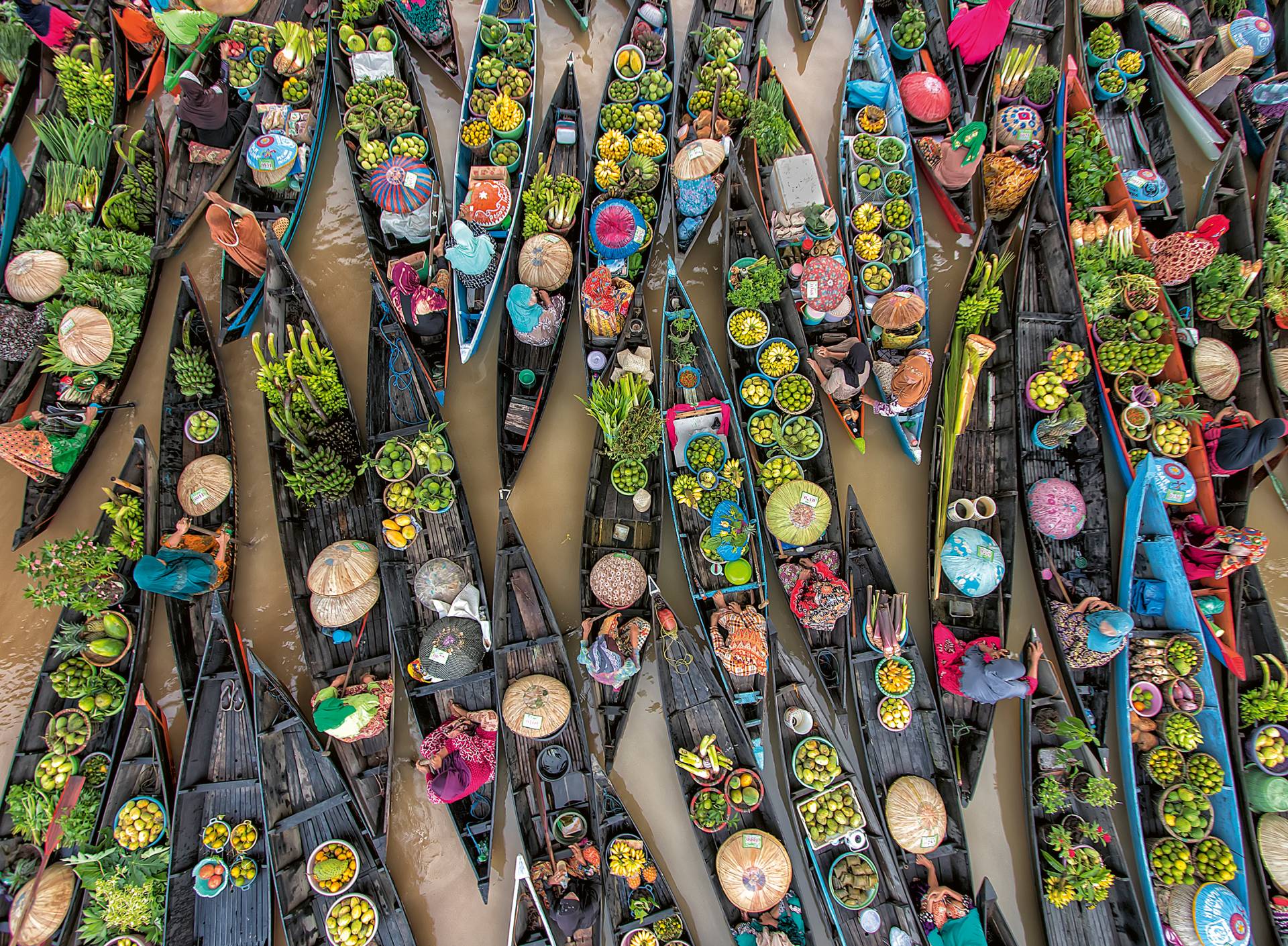 Ravensburger Puzzle Highlights - Bunte Märkte - Schwimmender Markt, Indonesien 500 Teile Puzzle Ravensburger-01813 Ravensburger Puzzle Highlights - Bunte Märkte - Schwimmender Markt, Indonesien 500 Teile Puzzle Ravensburger-01813 von Ravensburger