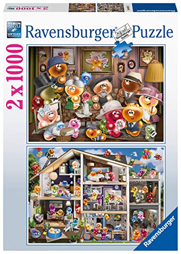 Ravensburger Puzzle - Lustige Gelinis - 2X 1000 Teile Puzzle für Erwachsene und Kinder ab 14 Jahren [Exklusiv bei Amazon] von Ravensburger