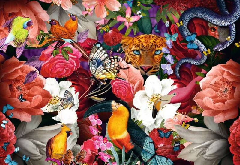 Ravensburger Puzzle Moment - Tropical Flowers 300 Teile Puzzle Ravensburger-13309 von Ravensburger