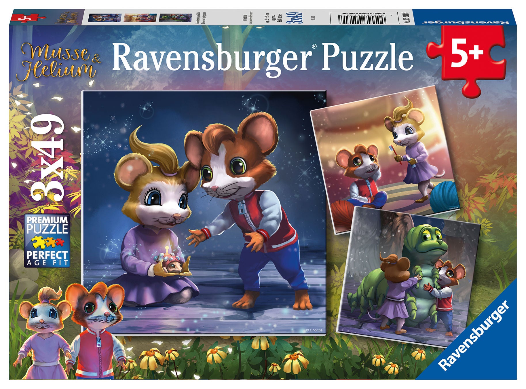 Ravensburger Puzzle Musse & Helium, 3x49 Teile Ravensburger Puzzle Musse & Helium, 3x49 Teile von Ravensburger