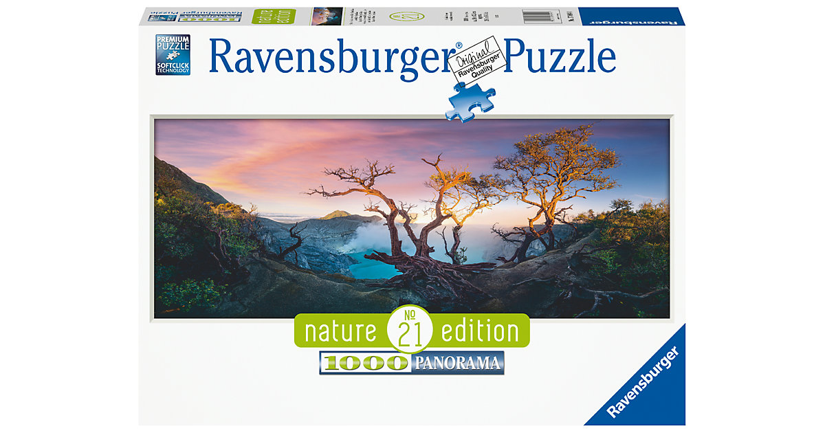 Ravensburger Puzzle - Schwefelsäure See am Mount Ijen, Java - Nature Edition 1000 Teile Ravensburger Puzzle - Schwefelsäure See am Mount Ijen, Java - Nature Edition 1000 Teile von Ravensburger