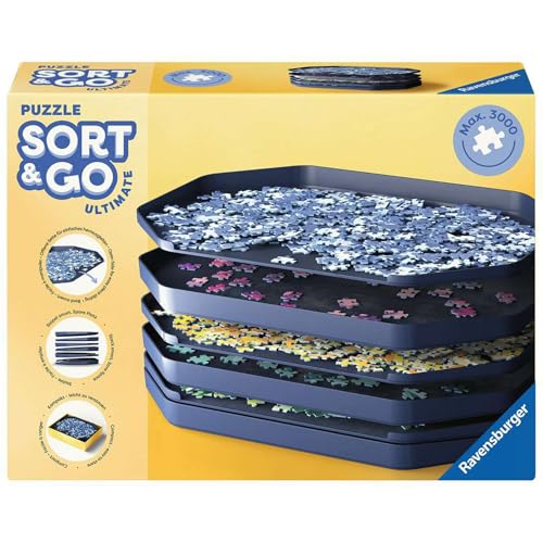 Ravensburger Puzzle Sort & Go Ultimate 12001676-6 stapelbare Puzzle-Sortierschalen zum einfachen Sortieren und Aufbewahren von Puzzleteilen, Ideales Zubehör für Puzzler Ravensburger Puzzle Sort & Go Ultimate 12001676-6 stapelbare Puzzle-Sortierschalen zum einfachen Sortieren und Aufbewahren von Puzzleteilen, Ideales Zubehör für Puzzler von Ravensburger