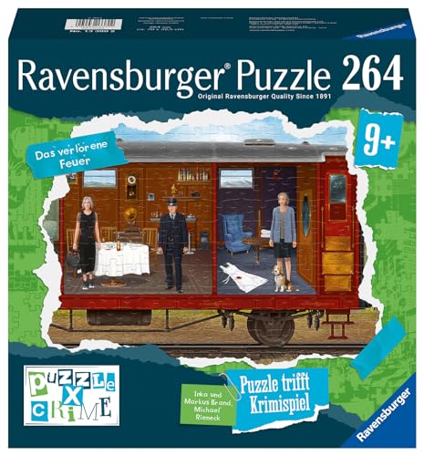 Ravensburger Puzzle X Crime - Das verlorene Feuer - 264 Teile Puzzle-Krimispiel für 1-4 Junge Detektive ab 9 Jahren Ravensburger Puzzle X Crime - Das verlorene Feuer - 264 Teile Puzzle-Krimispiel für 1-4 Junge Detektive ab 9 Jahren von Ravensburger