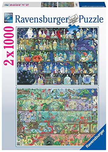 Ravensburger Puzzle - Zoe Sadler: Magische Regale - 2X 1000 Teile Puzzle für Erwachsene und Kinder ab 14 Jahren [Exklusiv bei Amazon] von Ravensburger