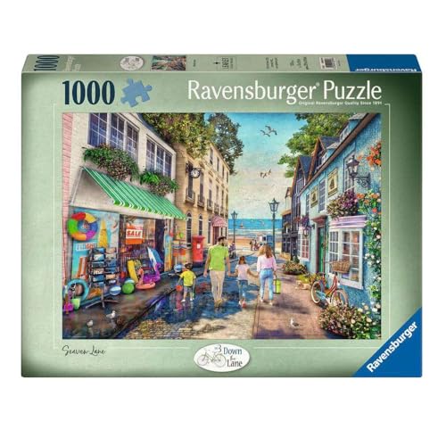 Ravensburger Puzzle: Am Strand, Puzzle, 1000 Teile, Puzzles für Erwachsene, Puzzle 1000 Teile, Kleber zum Einrahmen von Puzzles, Erwachsenenpuzzle, Geschenke für Erwachsene, 70 x 50 cm von Ravensburger