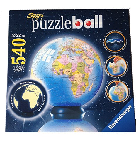 Ravensburger - Puzzleball 540 Teile - Erdkugel Starline, leuchtet im Dunkeln Ravensburger - Puzzleball 540 Teile - Erdkugel Starline, leuchtet im Dunkeln von Ravensburger