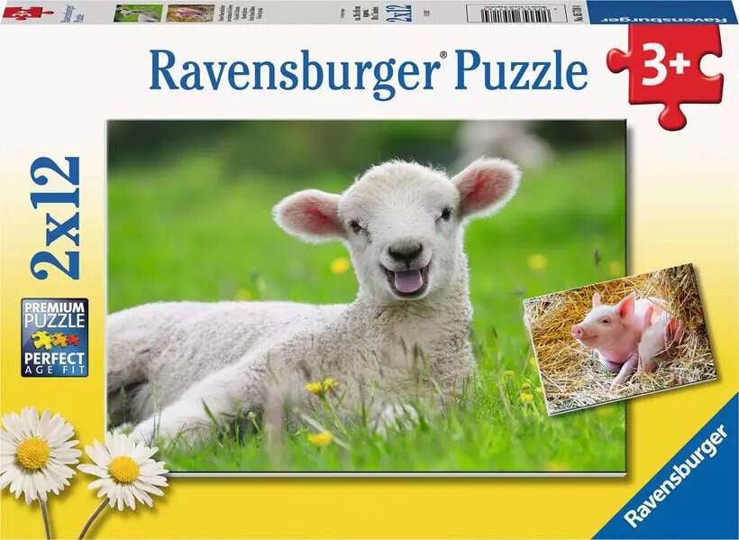Ravensburger Puzzles Bauernhoftier 2x12 Teile Ravensburger Puzzles Bauernhoftier 2x12 Teile von Ravensburger