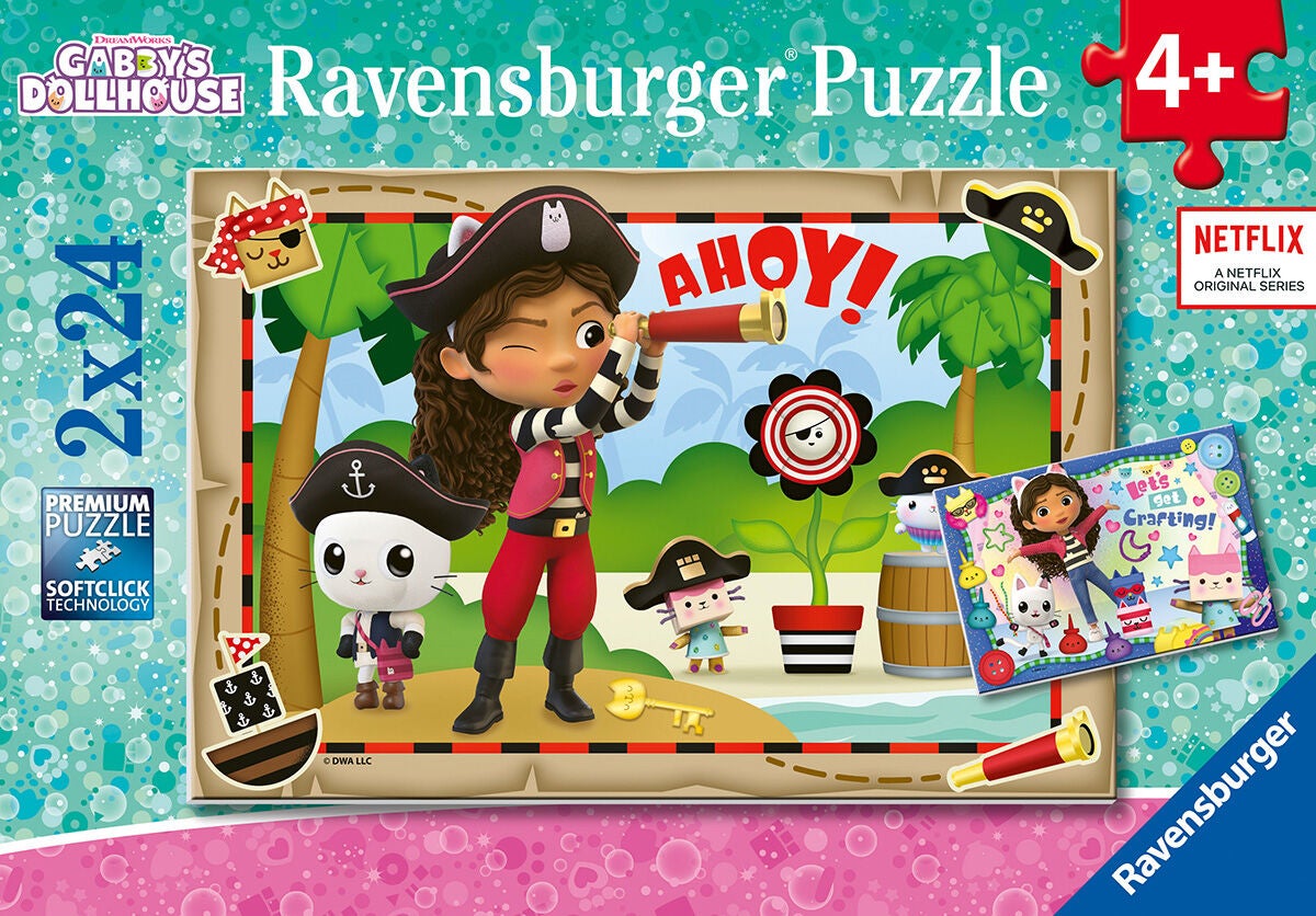 Ravensburger Puzzles Gabby's Dollhouse 2x24 Teile Ravensburger Puzzles Gabby's Dollhouse 2x24 Teile von Ravensburger