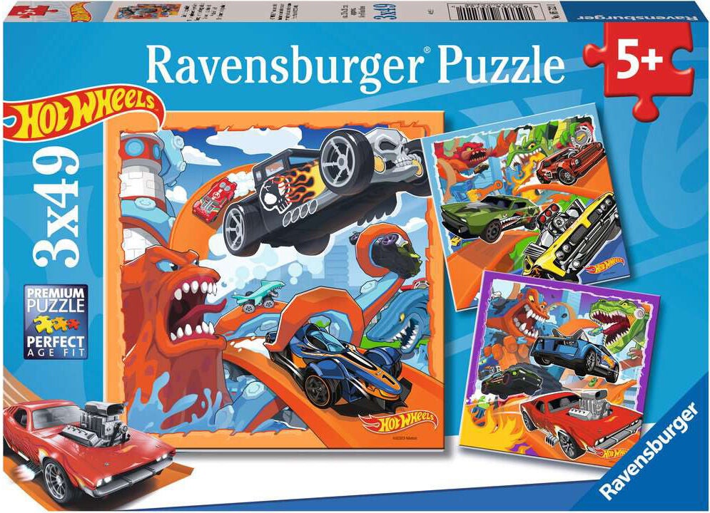 Ravensburger Puzzles Hot Wheels 3x49 Teile Ravensburger Puzzles Hot Wheels 3x49 Teile von Ravensburger