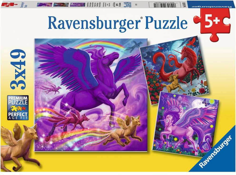 Ravensburger Puzzles Mythical Majesty 3x49 Teile Ravensburger Puzzles Mythical Majesty 3x49 Teile von Ravensburger