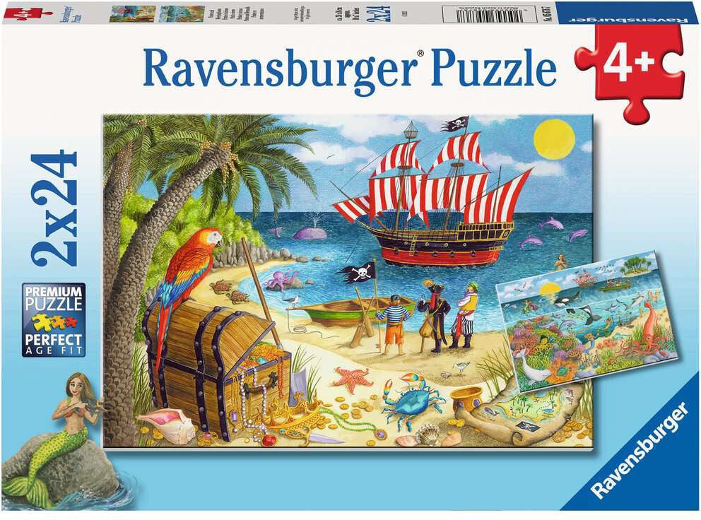 Ravensburger Puzzles Pirates and Mermaids 2x24 Teile Ravensburger Puzzles Pirates and Mermaids 2x24 Teile von Ravensburger
