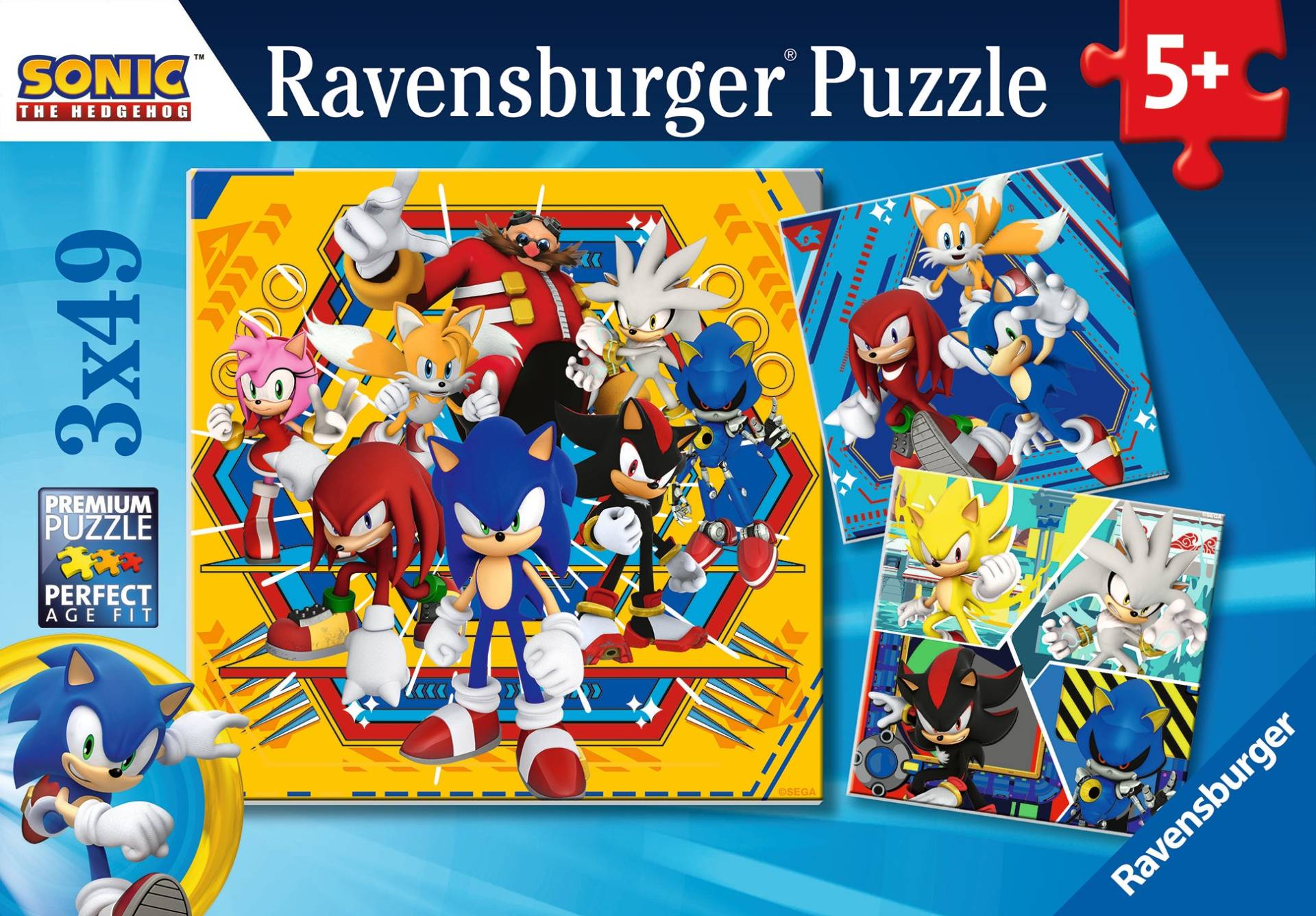 Ravensburger Puzzles Sonic Core 3x49 Teile Ravensburger Puzzles Sonic Core 3x49 Teile von Ravensburger