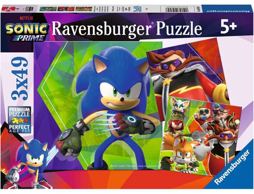 Ravensburger Puzzles Sonic Prime 3x49 Teile Ravensburger Puzzles Sonic Prime 3x49 Teile von Ravensburger