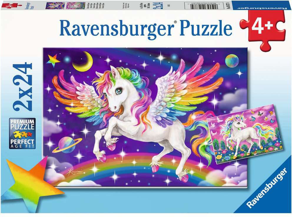 Ravensburger Puzzles Unicorn & Pegasus 2x24 Teile Ravensburger Puzzles Unicorn & Pegasus 2x24 Teile von Ravensburger