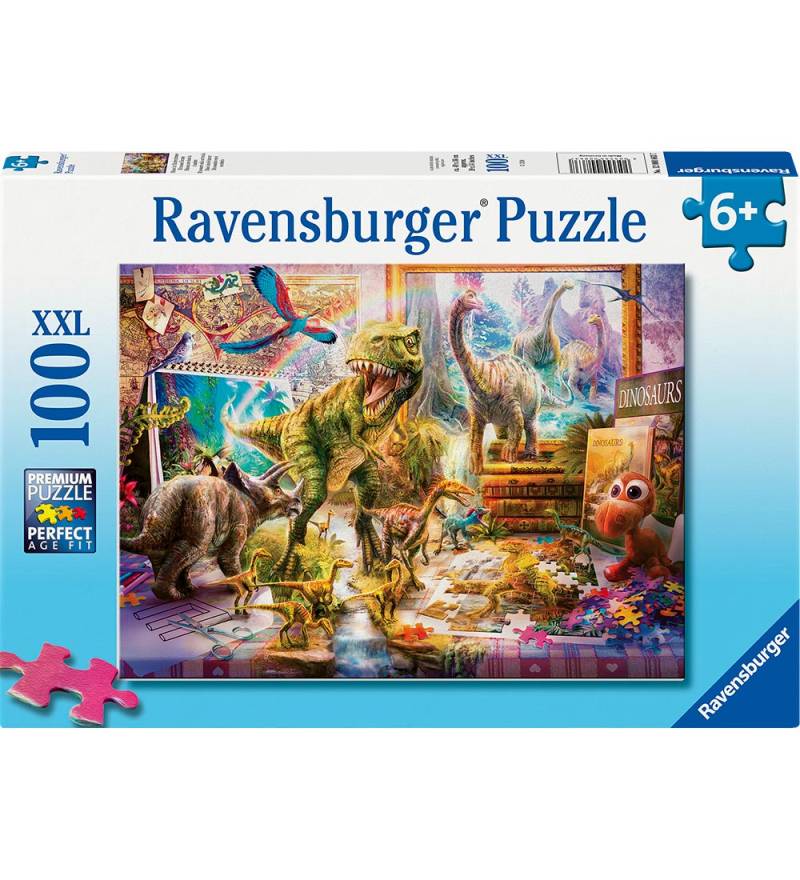 Ravensburger Puzzlespiel - 100 Teile - Dino Spielzeug kommt zu L - Ravensburger - One Size - Puzzlespiele Ravensburger Puzzlespiel - 100 Teile - Dino Spielzeug kommt zu L - Ravensburger - One Size - Puzzlespiele von Ravensburger
