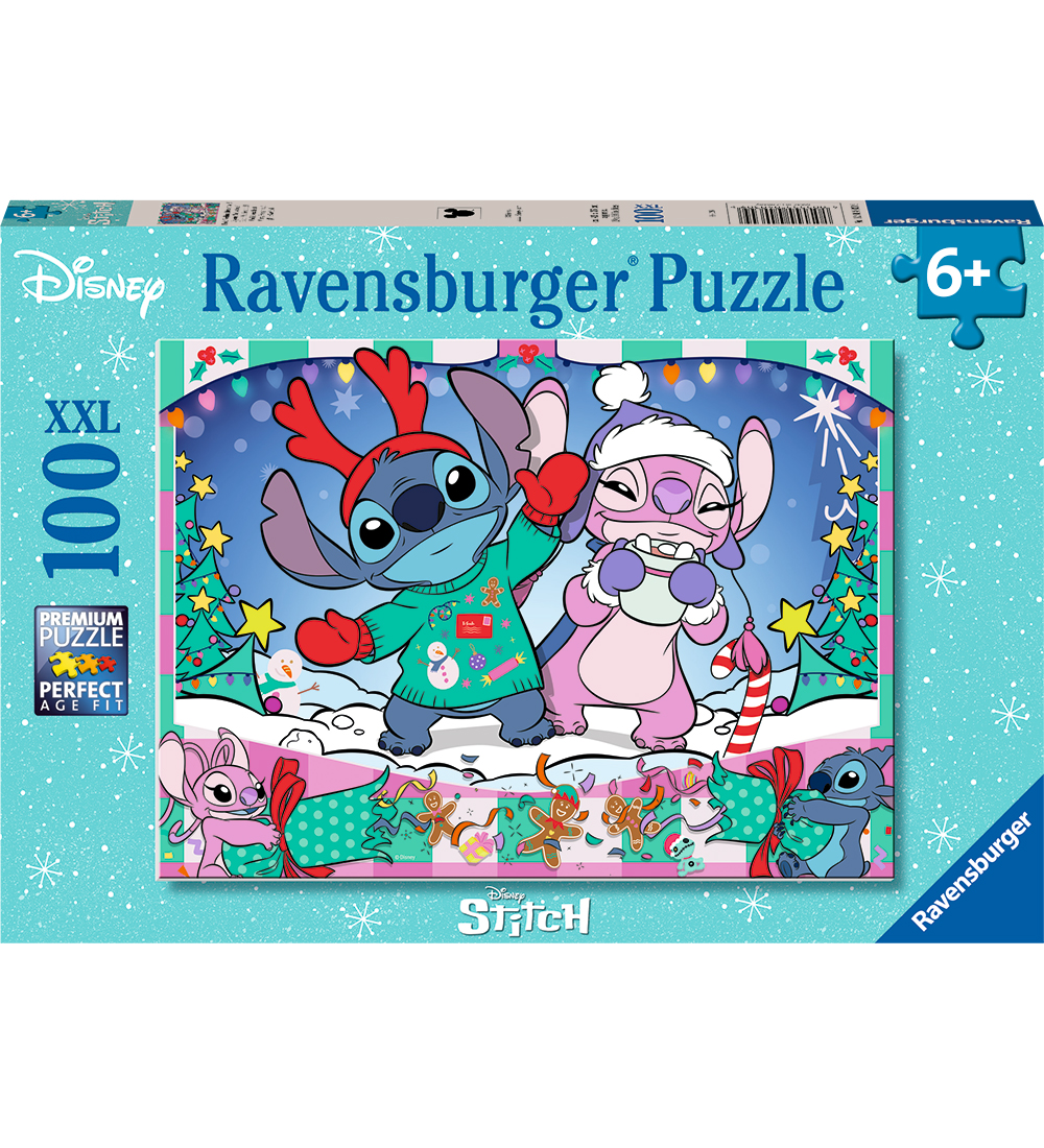 Ravensburger Puzzlespiel - 100 Teile - Disney Stitch Weihnachten - Ravensburger - One Size - Puzzlespiele von Ravensburger