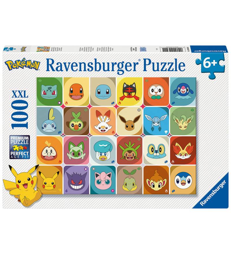 Ravensburger Puzzlespiel - 100 Teile XXL - Pokémon Gesichter - Ravensburger - One Size - Puzzlespiele Ravensburger Puzzlespiel - 100 Teile XXL - Pokémon Gesichter - Ravensburger - One Size - Puzzlespiele von Ravensburger