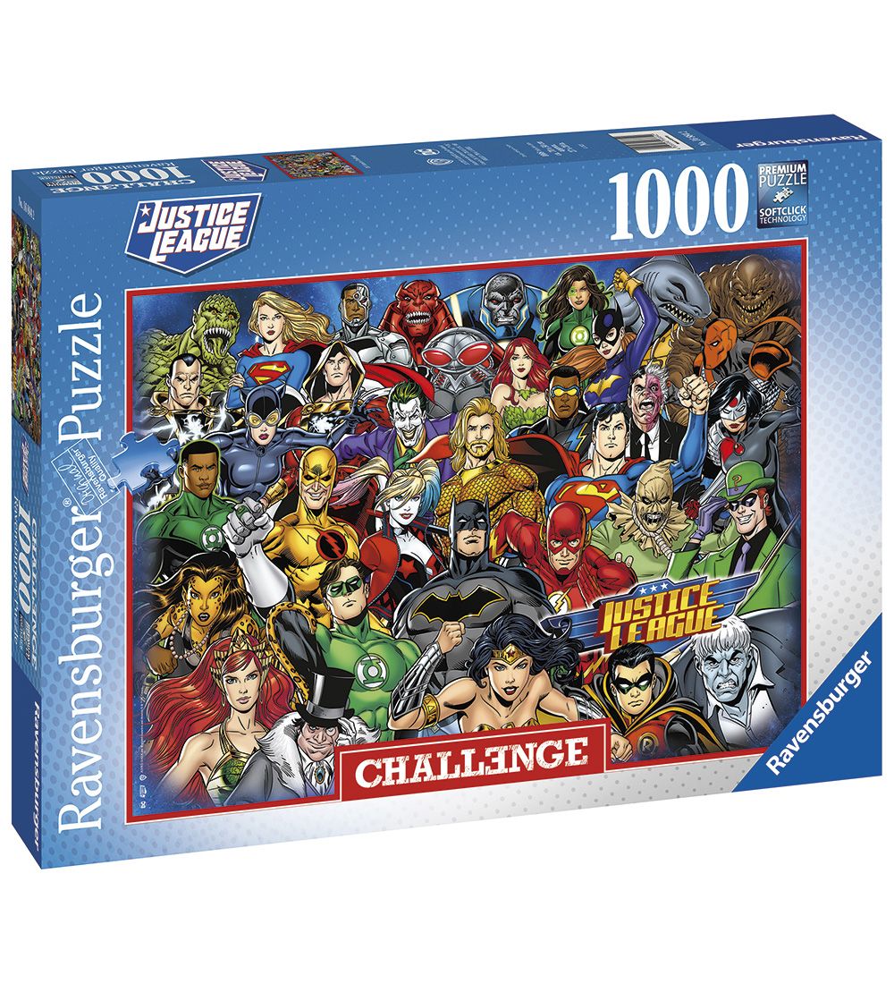 Ravensburger Puzzlespiel - 1000 Teile - Challenge DC Comics - Ravensburger - One Size - Puzzlespiele von Ravensburger