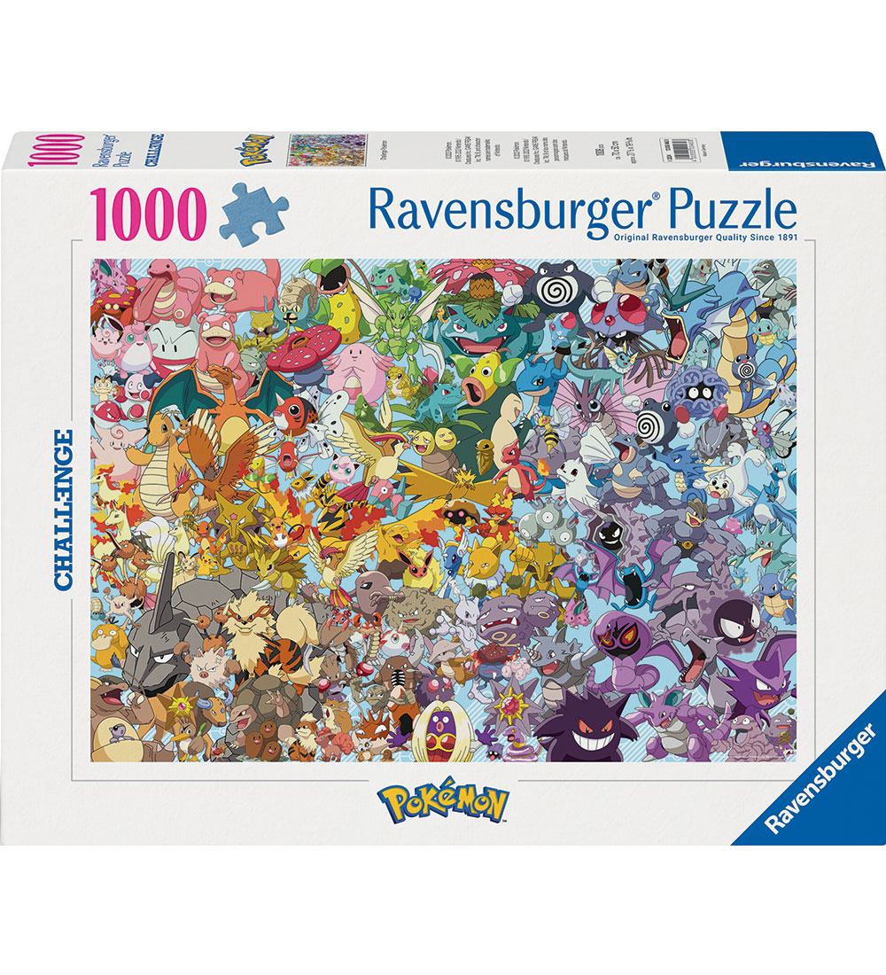 Ravensburger Puzzlespiel - 1000 Teile - Herausforderung Pokémon - Ravensburger - One Size - Puzzlespiele von Ravensburger
