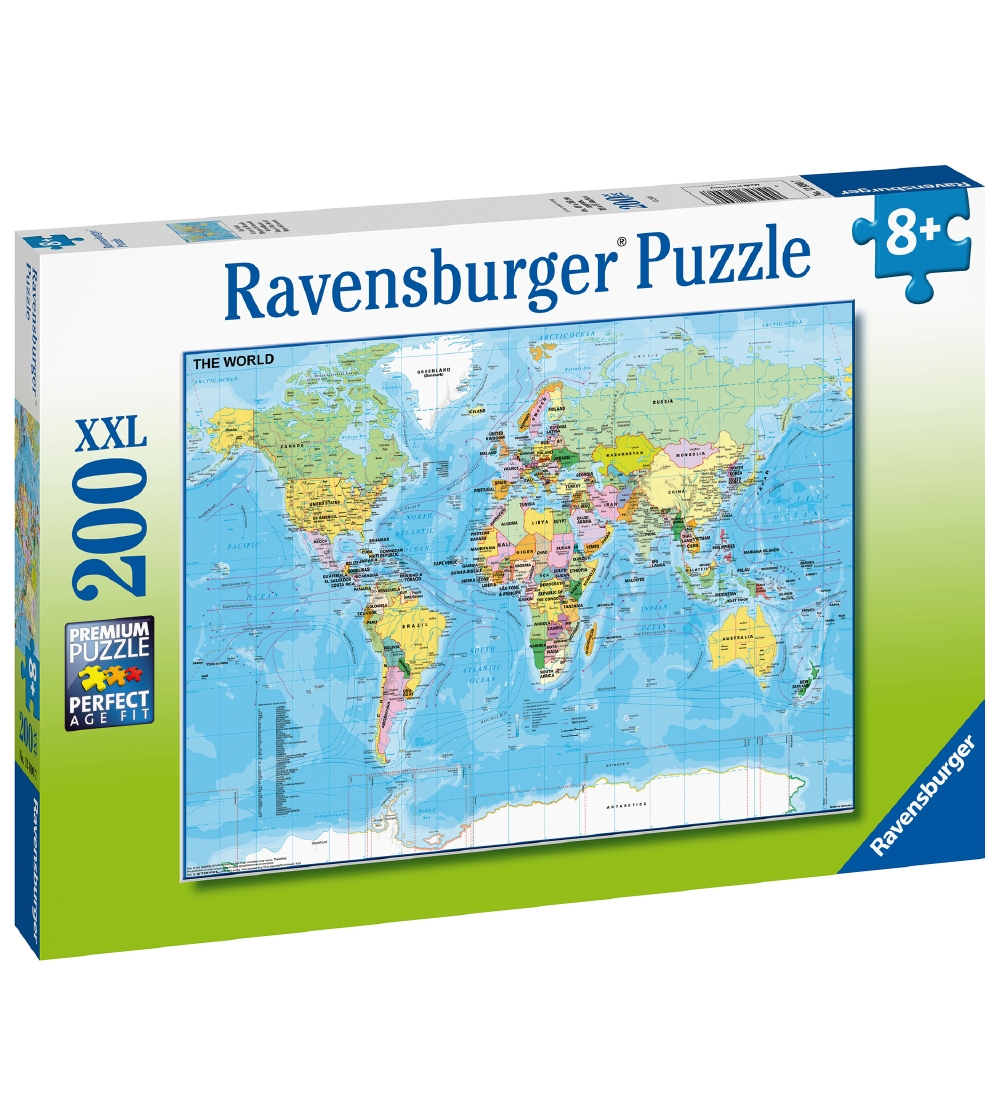 Ravensburger Puzzlespiel - 200 Teile - Weltkarte - Ravensburger - One Size - Puzzlespiele von Ravensburger