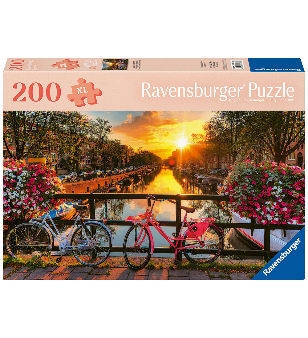 Ravensburger Puzzlespiel - 200 XL Teile - Sunset in Amsterdam - Ravensburger - One Size - Puzzlespiele von Ravensburger