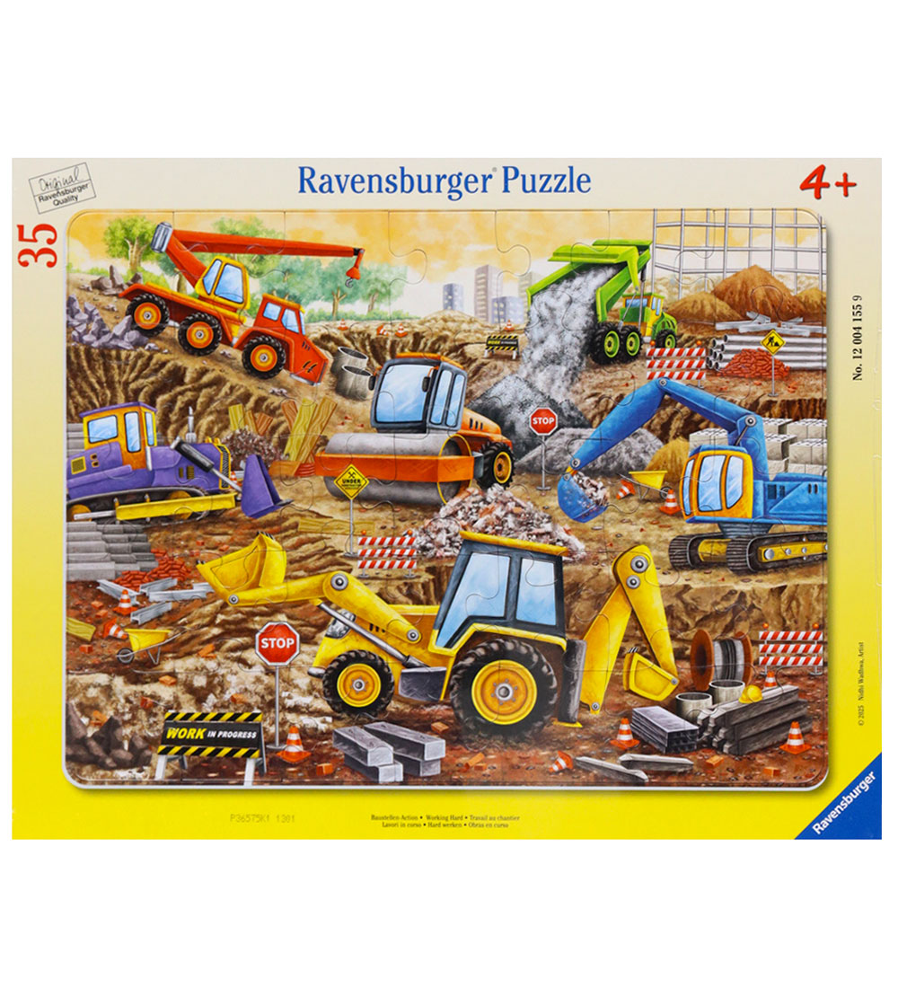 Ravensburger Puzzlespiel - 35 Teile - Fleißig am Arbeiten - Ravensburger - One Size - Puzzlespiele von Ravensburger